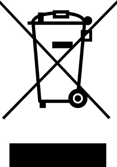 Crossed-out wheeled bin (WEEE) symbol